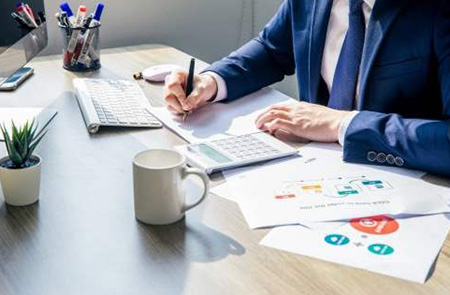 企業財稅服務素材圖